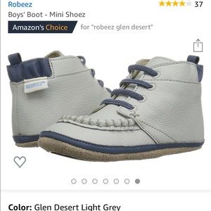 NWT 12-18M Robeez Glen Desert boots - all leather